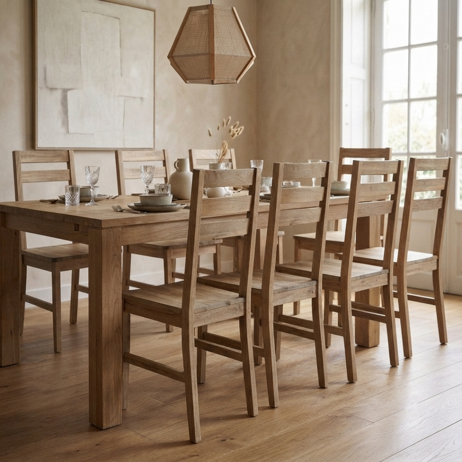 8 chaises