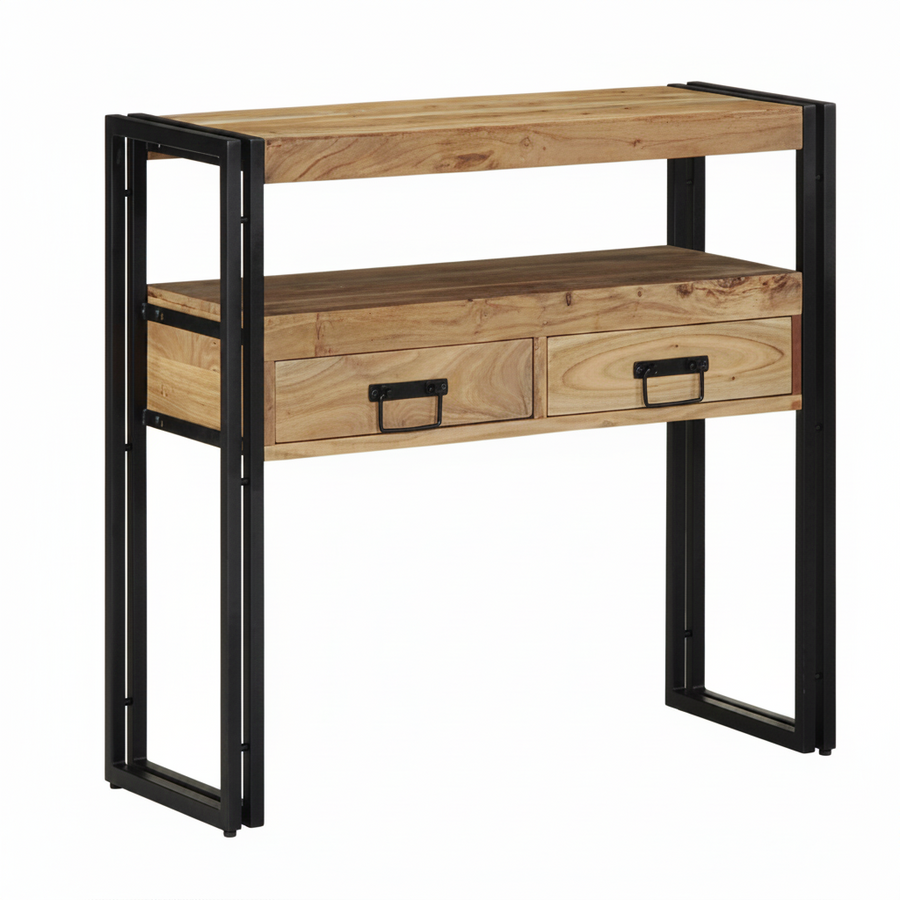 Console plateau haut en acacia massif