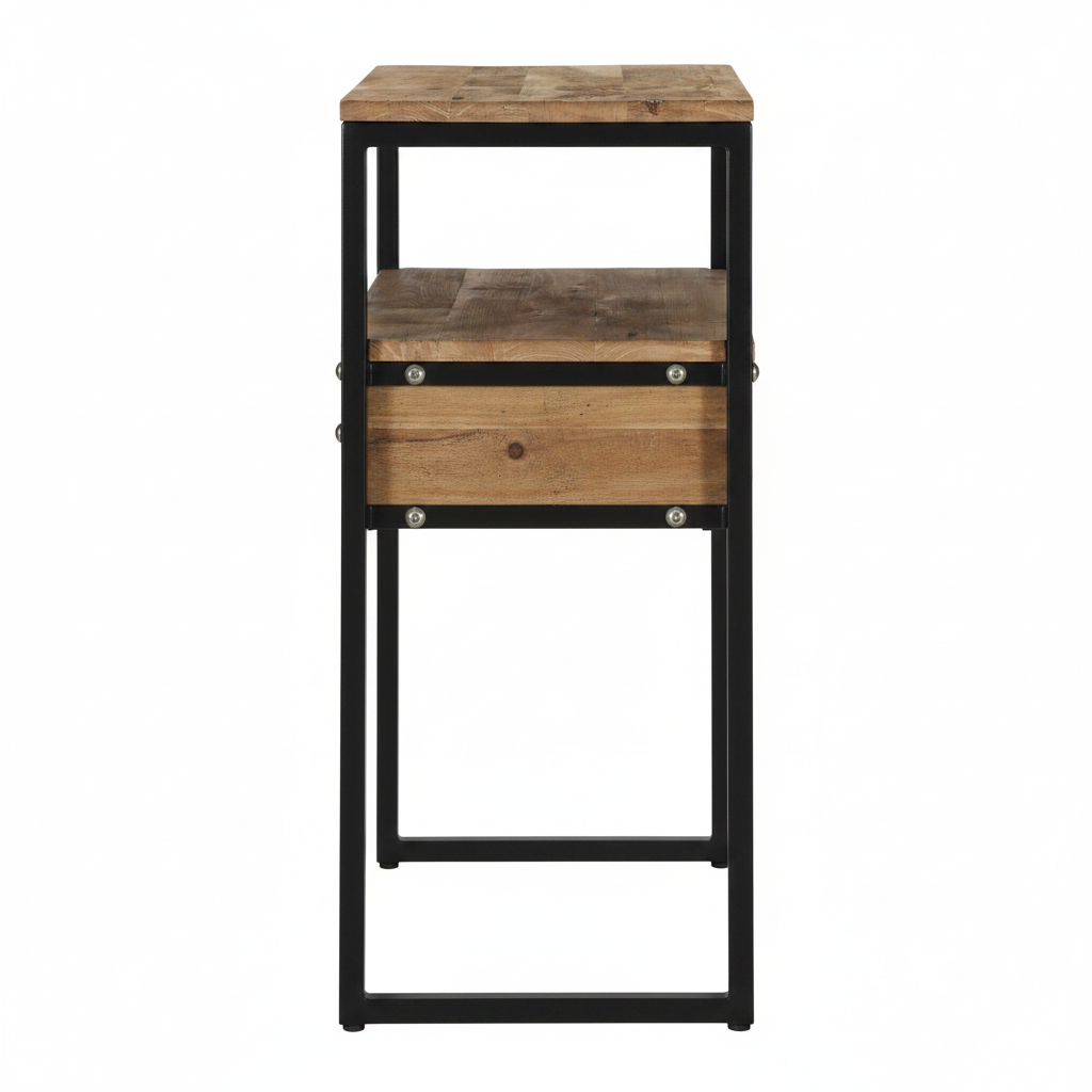 Console plateau haut en acacia massif