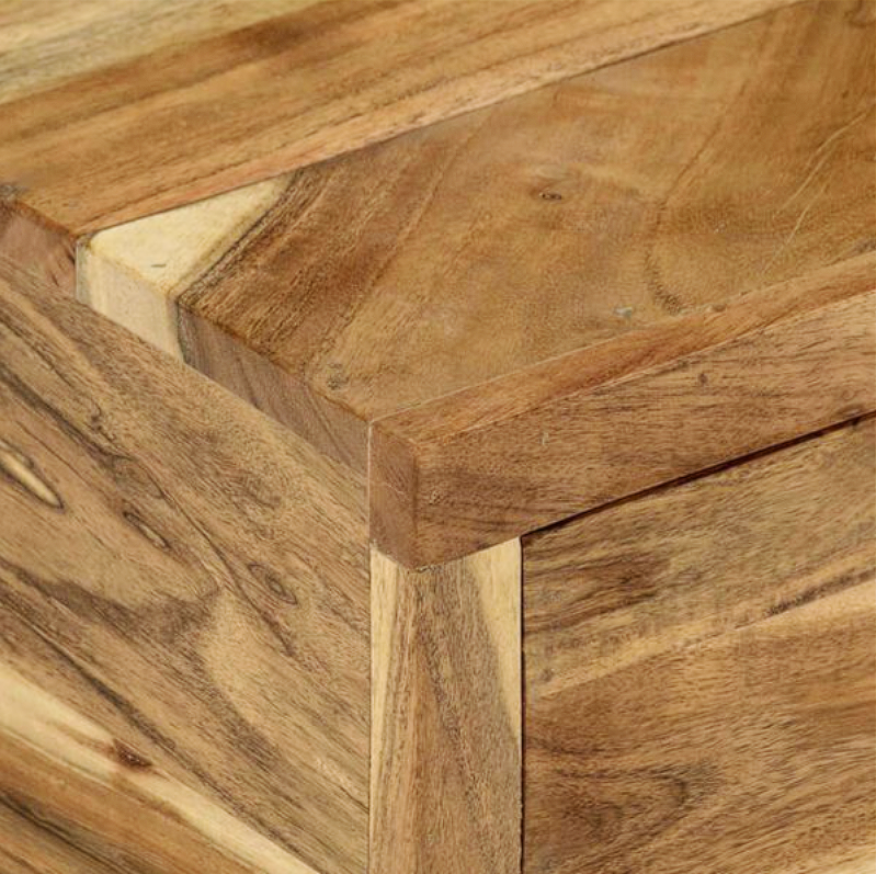Meuble TV extensible en acacia massif