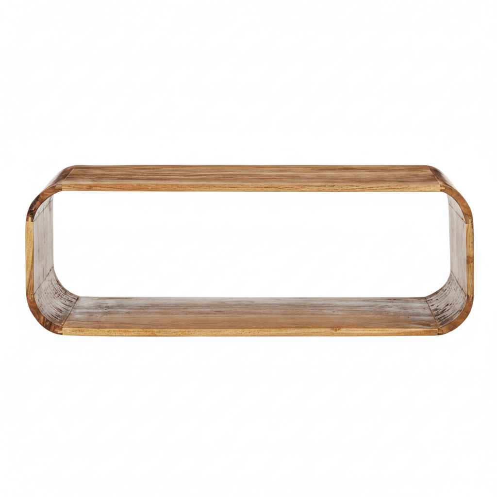 Table basse anneau en acacia massif