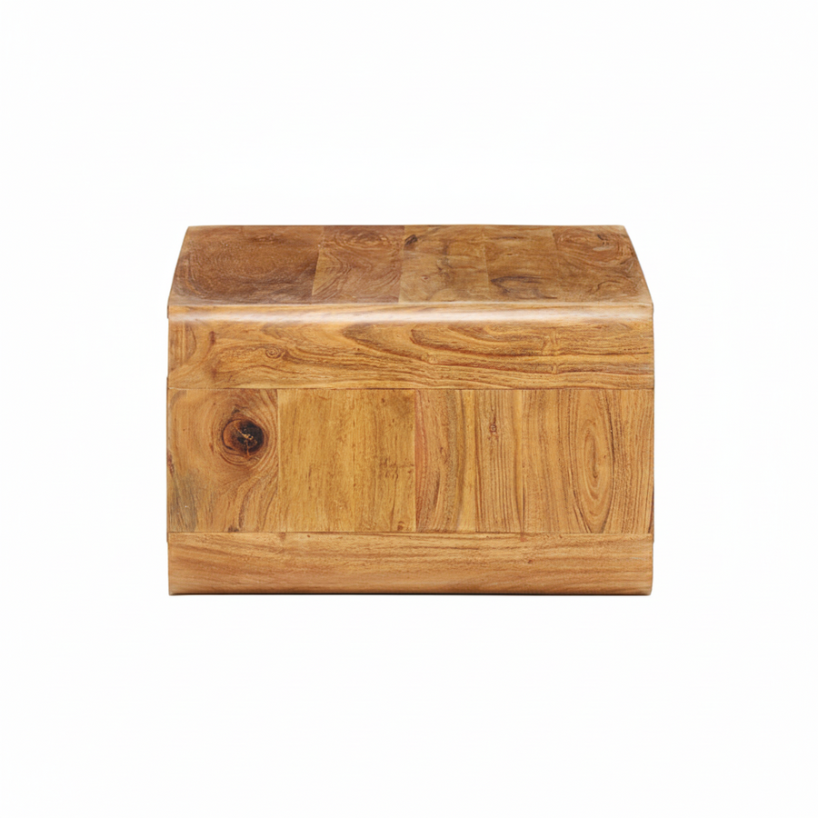Table basse anneau en acacia massif