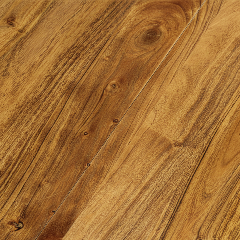 Table basse ronde en acacia massif