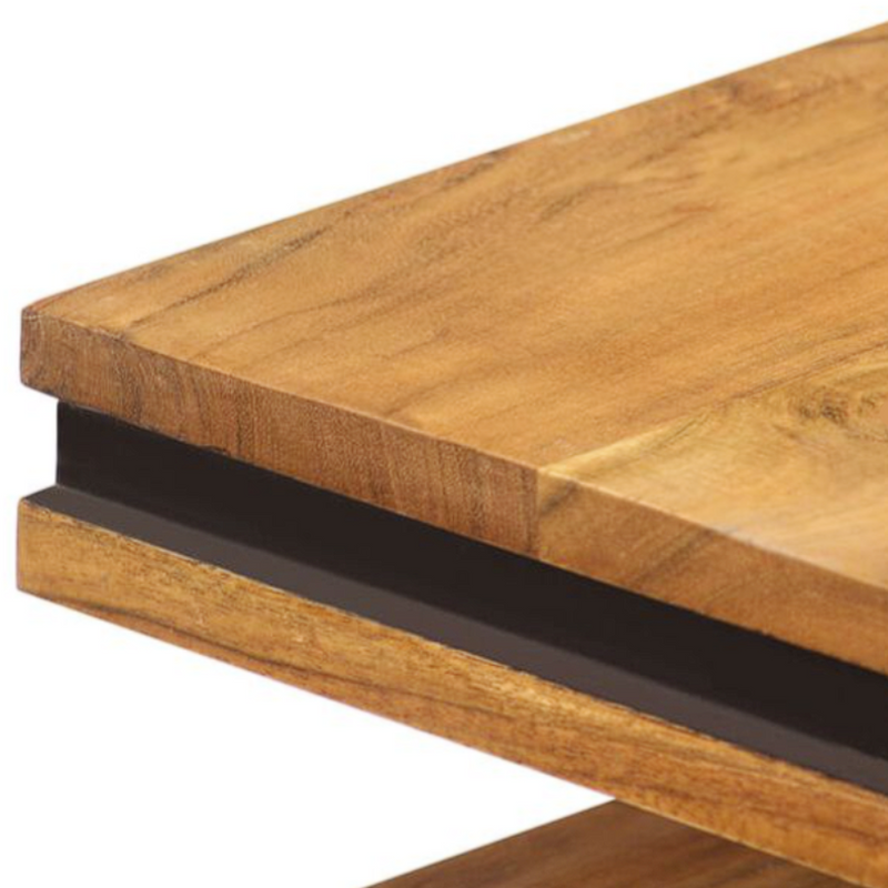 Table basse à tiroir en acacia massif