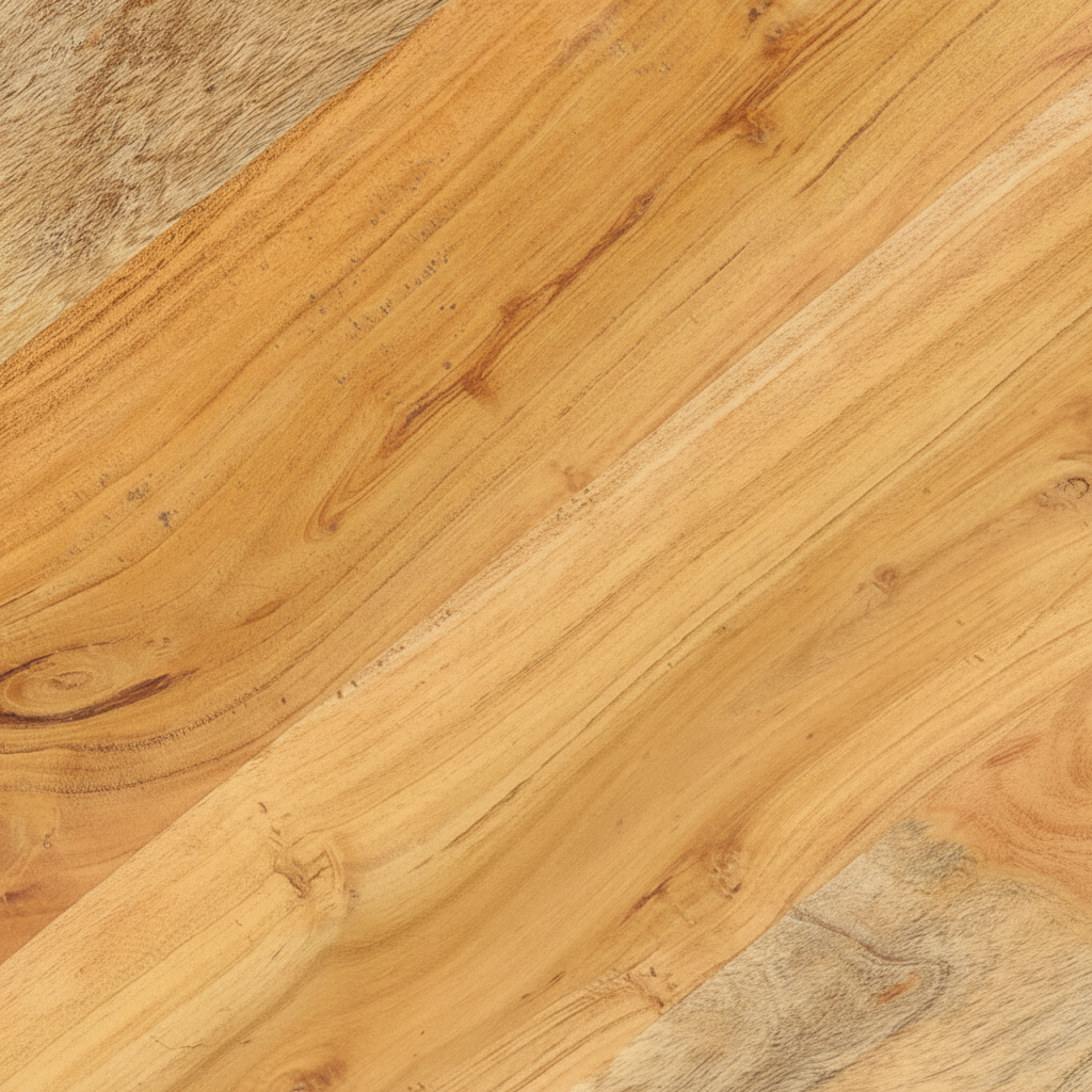 Table d'appoint ronde en acacia massif