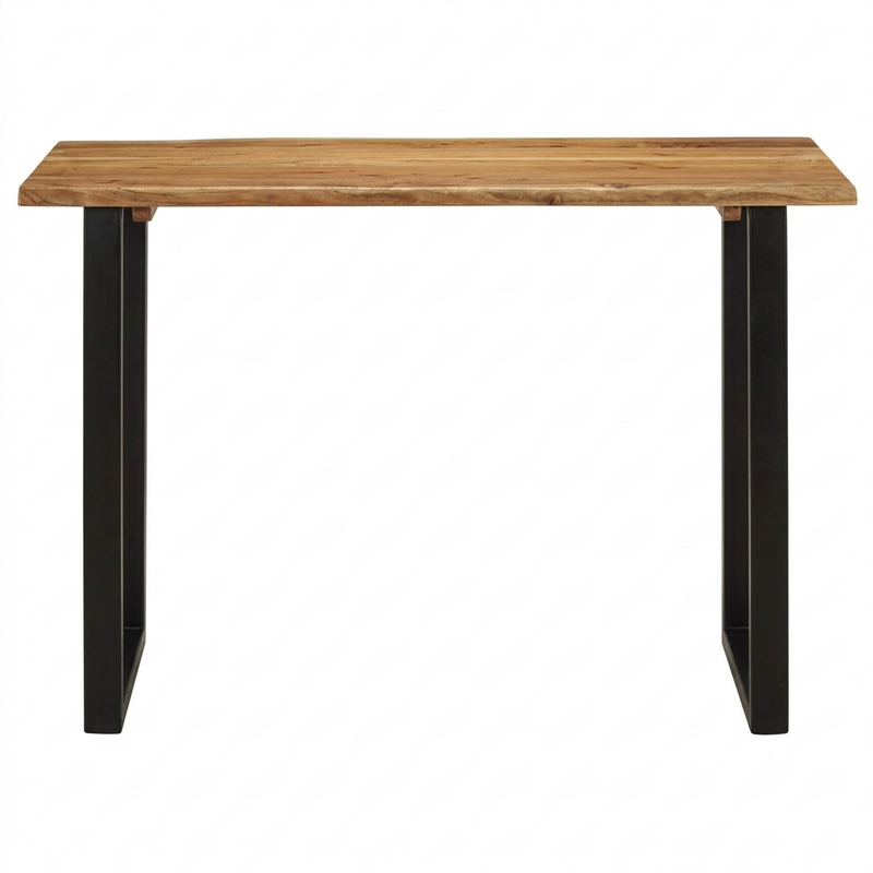 Table à manger bord naturel en acacia massif