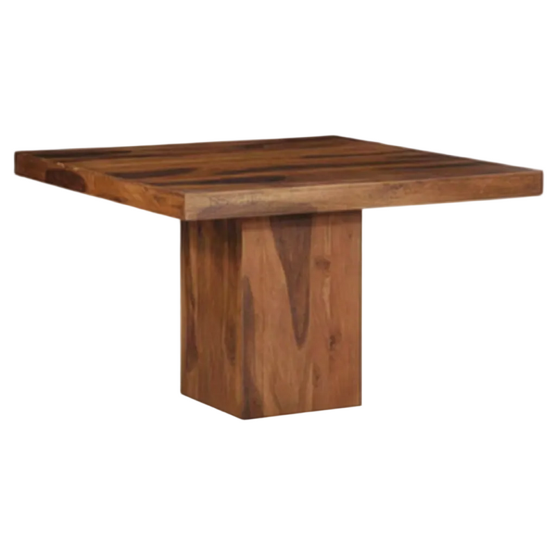 Table à manger carrée en acacia massif