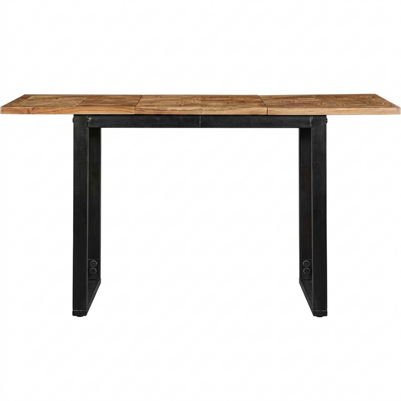 Table à manger chevrons en acacia massif