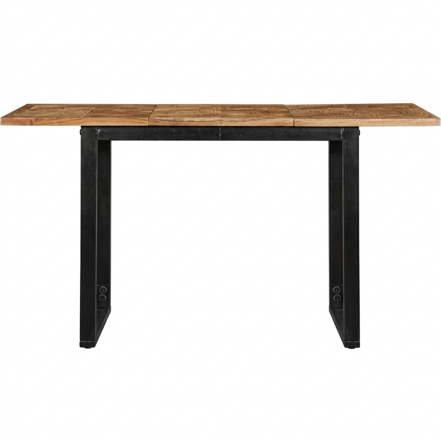 Table à manger chevrons en acacia massif