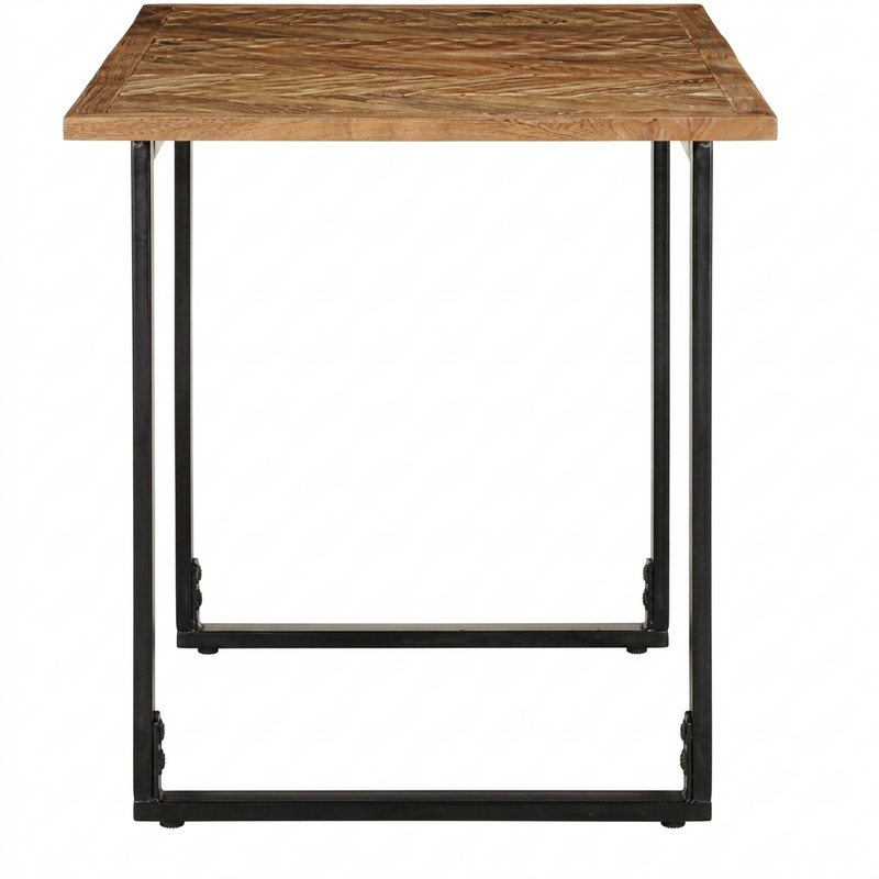 Table à manger chevrons en acacia massif