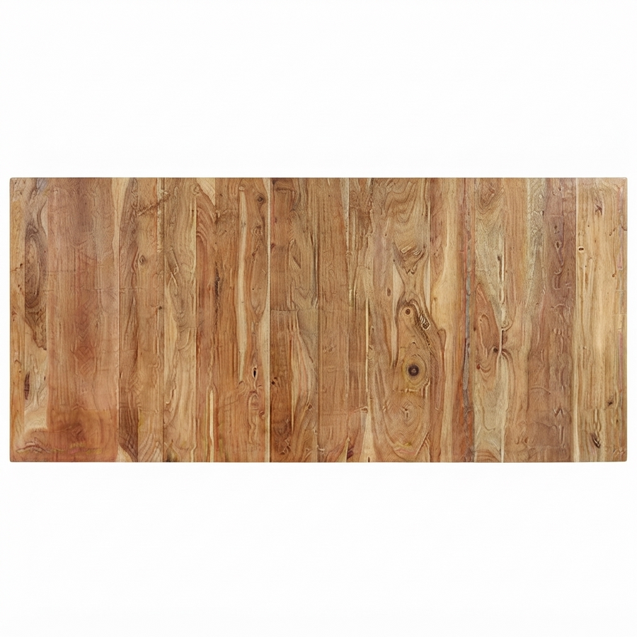 Table à manger pieds étoile en acacia massif