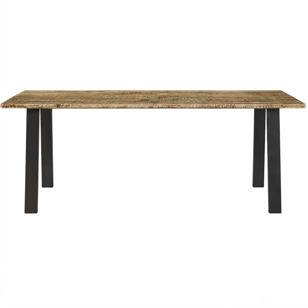 Table à manger plateau épais en acacia massif